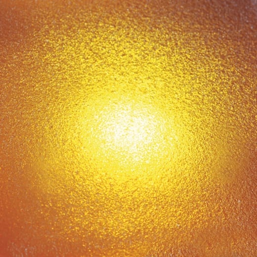 Leuchtkörper Amber, leuchtend, Nahaufnahme