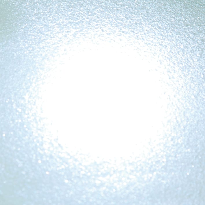 Leuchtkörper Crystal, leuchtend, Nahaufnahme